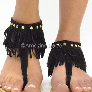 black fringe ankle sandalsoriginaljpg zZODz4Zx
