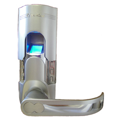 fingerprint entry locksetsSilver Finish Fingerprint Door Lock  Right Handled  Overstock PQK4X6wN