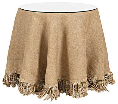 fringe bikini 60 round glass table top onlyRomantic Table Topper Home Products on Houzz vUAPNu2O