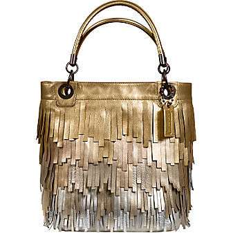 fringe coach purse amazonCoach Official Site   MADISON METALLIC FRINGE TOTE ThisNext Nx99GR1n